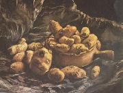 Vincent Van Gogh Still life with an Earthen Bowl and Potatoes (nn04) oil painting